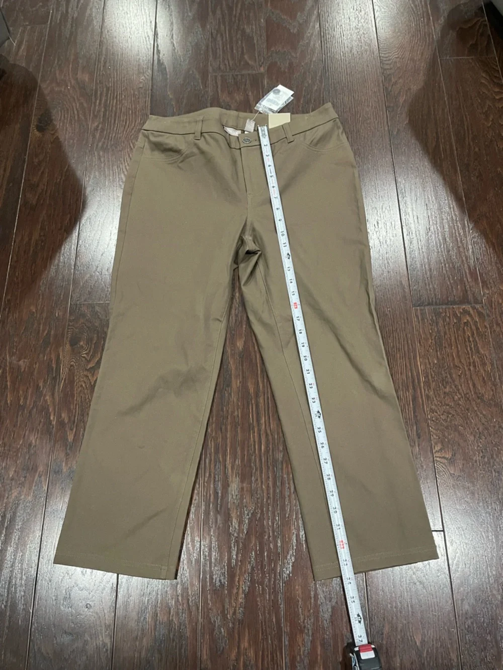 Chicos Capital Stretch Alberta Cropped Pant Cairo Size 10 (1.5) NEW